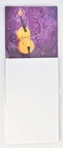 Opakowanie Notes z magnesem ''Wiolonczela