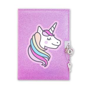 Opakowanie Pamiętnik brokatowy Jednorożec róż