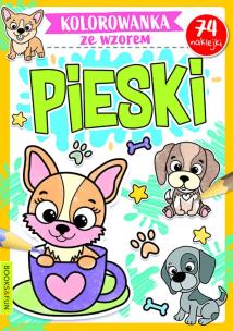 Okładka książki Pieski (ze wzorem)