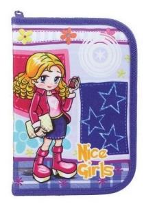 Opakowanie Piórnik jednokomorwy z wypos. Tiger Fans fioletowy