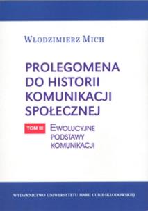 Okładka książki Prolegomena do his.komun. społ.T.3 Ewolucyjne...