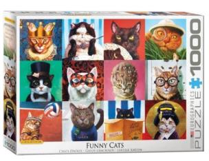 Opakowanie Puzzle 1000 Śmieszne koty