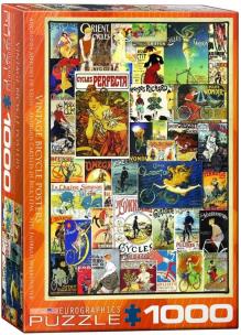 Opakowanie Puzzle 1000 Stare plakaty - Rowery