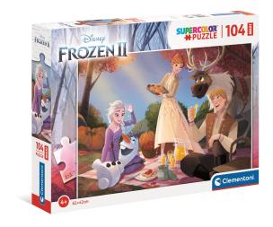 Opakowanie Puzzle 104 maxi super color Frozen 2 23757