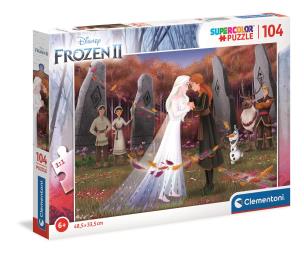 Opakowanie Puzzle 104 Super Kolor Frozen 2