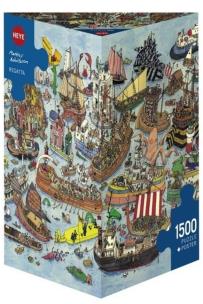 Opakowanie Puzzle 1500 Regaty (Puzzle+plakat)