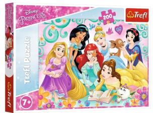 Opakowanie Puzzle 200 Radosny świat księżniczek TREFL