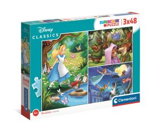Opakowanie Puzzle 3x48 super color Disney Classic 25267