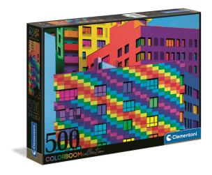 Opakowanie Puzzle 500 color boom Kwadraty 35094