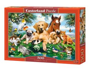 Puzzle 500 Summer Pals CASTOR. Wydawca: Castorland. Multiszop.pl Opakowanie Puzzle 500 Summer Pals CASTOR