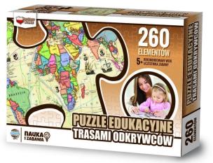 Opakowanie Puzzle Edukacyjne trasami odkrywców