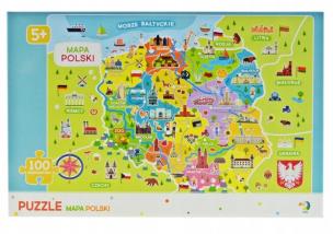 Opakowanie Puzzle Mapa Polski
