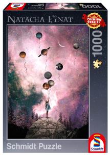 Puzzle PQ 1000 Natacha Einat Tęsknota za planetą. Wydawca: Schmidt. Multiszop.pl Opakowanie Puzzle PQ 1000 Natacha Einat Tęsknota za planetą