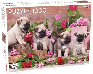 Opakowanie Puzzle Puppy Pugs 1000 el /58313/