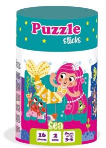Puzzle sticks. Morze. Wydawca: Roter Kafer. Multiszop.pl Opakowanie Puzzle sticks. Morze