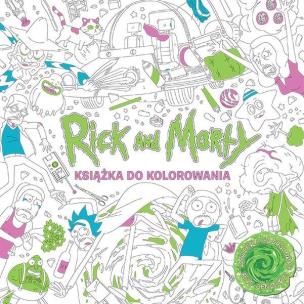 Okładka książki Rick and Morty Książka do kolorowania