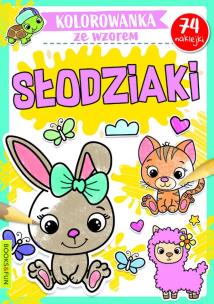 Okładka książki Słodziaki. Kolorowanka ze wzorem