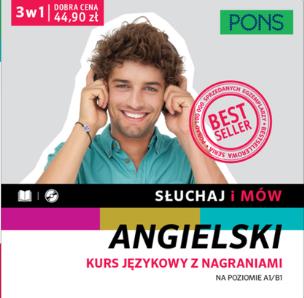 Okładka książki Słuchaj i mów angielski Pakiet A1/B1