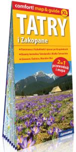 Okładka książki Tatry i Zakopane laminowany map&guide 2w1: przewodnik i mapa