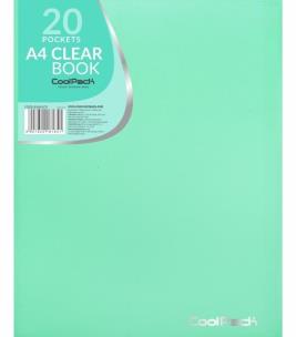 Opakowanie Teczka clear book A4 Coolpack Pastel 20 koszulek mięta