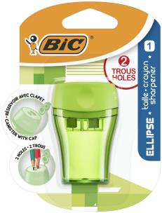 Opakowanie Temperówka BIC Sharpener Ellipse 2 otwory mix kolorów blister 1szt