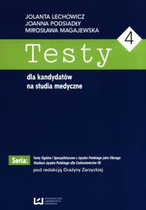 Okładka książki Testy dla kandydatów na studia medyczne
