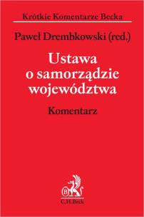 Opakowanie Ustawa o samorządzie województwa. Komentarz WYD.1/2020