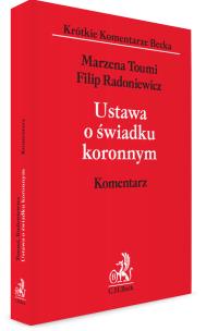 Okładka książki Ustawa o świadku koronnym. Komentarz WYD.1/2020