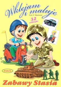 Okładka książki Wklejam i maluję - Zabawy Stasia