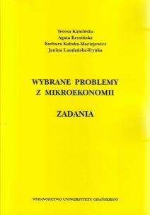 Okładka książki Wybrane problemy z mikroekonomii. Zadania