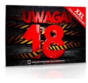 Opakowanie XXL Uwaga! 18 Urodziny