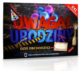 Opakowanie XXL Uwaga! Urodziny
