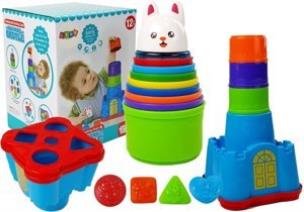 Opakowanie Zamek Zwierząt z Kubeczków, Sorter dla Niemowlaka