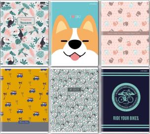 Opakowanie Zeszyt A4/32K linia podw. kol Megamix (10szt)