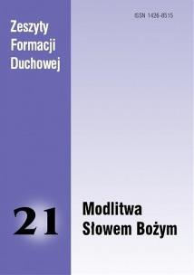 Okładka książki Zeszyty Formacji Duchowej nr 21 Modlitwa Słowem...