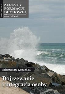Okładka książki Zeszyty Formacji Duchowej nr 38 Dojrzewanie...