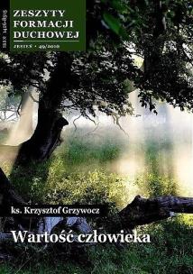 Okładka książki Zeszyty Formacji Duchowej nr 49 Wartość człowieka