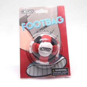 Opakowanie Zośka Catchy Footbag czarno-czerwona