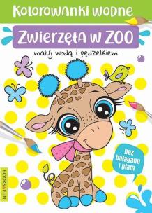 Okładka książki Zwierzeta w ZOO. Malowanki wodne