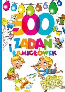 Okładka książki 500 zadań i łamigłówek
