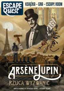 Arsène Lupin rzuca wyzwanie. Escape Quest. Autor: Cicurel David, Frederic Dorne. Multiszop.pl Okładka książki Arsène Lupin rzuca wyzwanie. Escape Quest