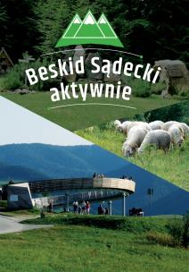 Okładka książki Beskid Sądecki aktywnie. Przewodnik