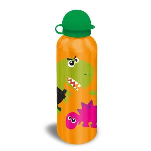 Opakowanie Bidon Aluminiowy, Dinozaury, Pomarańczowy..