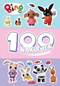 Okładka książki Bing. 100 naklejek. Książeczka z naklejkami