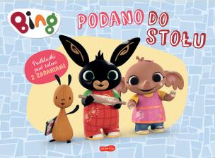 Okładka książki Bing. Podano do stołu. Podkładki pod talerz...
