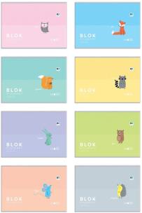 Opakowanie Blok rysunkowy A4/20K B&B Kids Pastel (10szt)