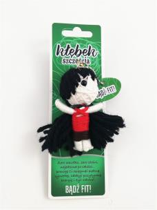 Opakowanie Brelok Kłębek Szczęścia - Bądź fit!