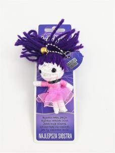 Opakowanie Brelok Kłębek Szczęścia - Najlepsza Siostra