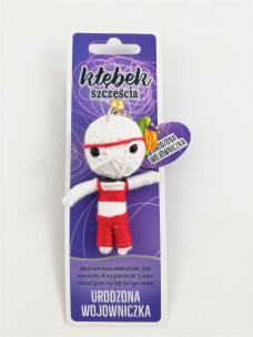 Opakowanie Brelok Kłębek Szczęścia - Urodzona wojowniczka