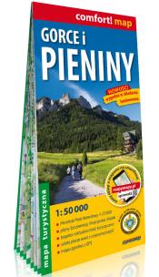 Okładka książki Comfort! map Gorce i Pieniny 1:50 000 mapa tur.